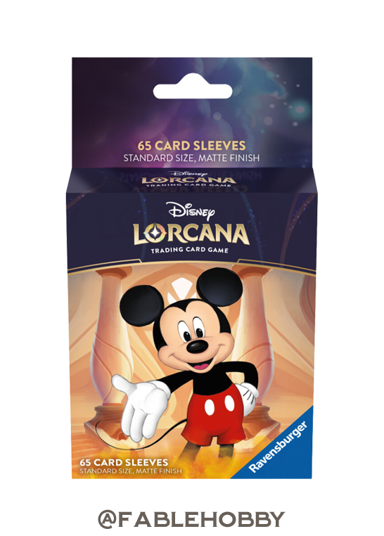 Disney Lorcana: The First Chapter Mickey Mouse Card Sleeves - 65ct