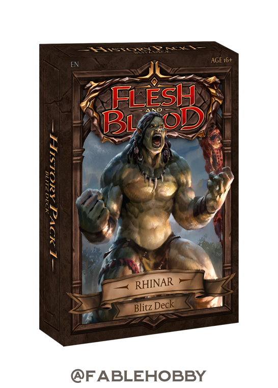 History Pack 1 Rhinar Blitz Hero Deck