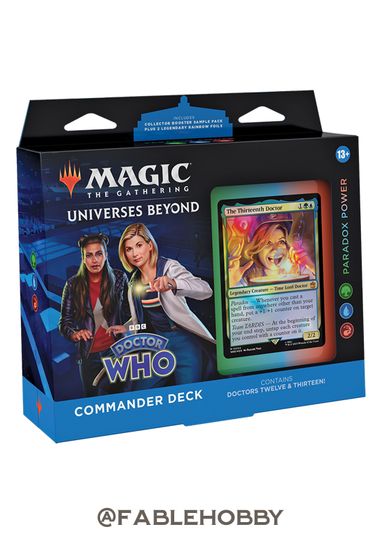 Doctor Who Paradox Power Commander Deck