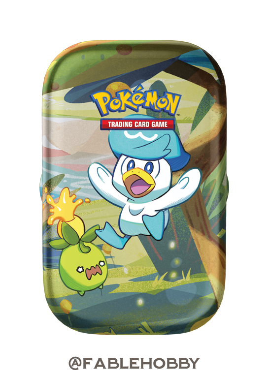 Pokémon Paldea Friends Quaxly Mini Tin