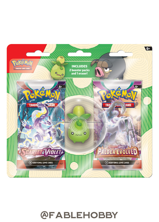 Pokémon Back to School Smoliv Eraser Blister [2023]