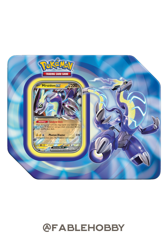 Pokémon Miraidon ex Paldea Legends Tin