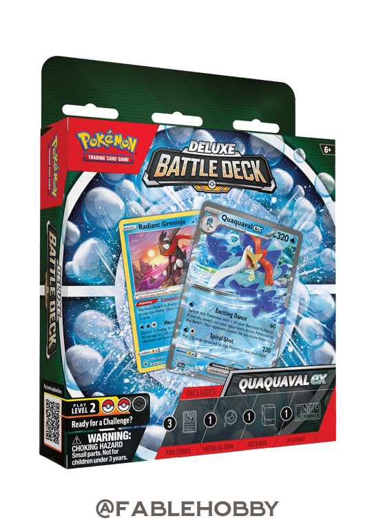 Pokémon Quaquaval ex Deluxe Battle Deck