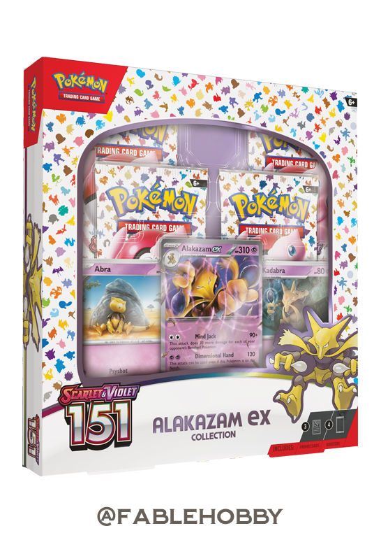 Pokémon Scarlet & Violet 151 Alakazam ex Collection