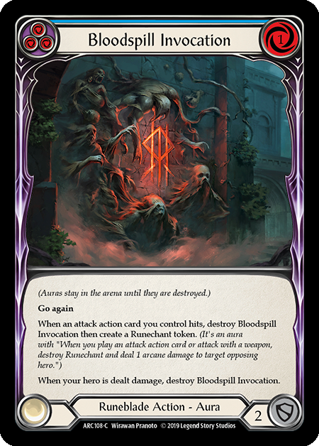 Bloodspill Invocation (Blue)