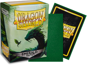 Dragon Shield 100ct Box Matte Emerald Sleeves