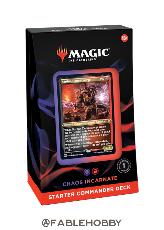 Chaos Incarnate [Black-Red] Starter Commander Deck