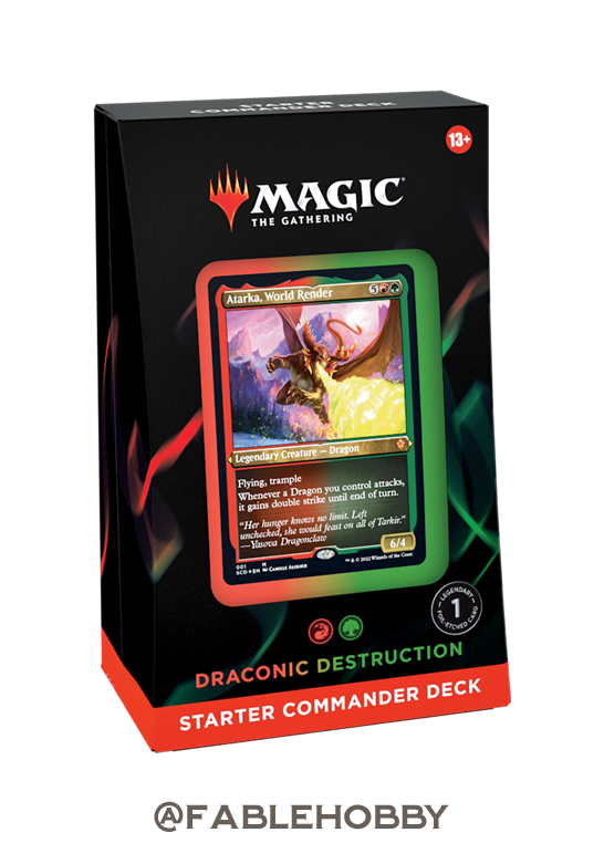 Draconic Destruction [Red-Green] Starter Commander Deck