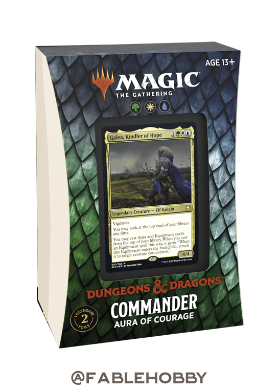 Adventures in the Forgotten Realms Aura of Courage Commander Deck