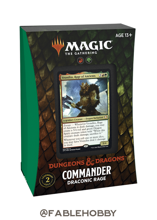 Adventures in the Forgotten Realms Draconic Rage Commander Deck