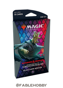 Adventures in the Forgotten Realms Black Theme Booster Pack