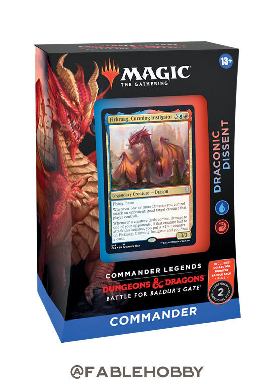 Commander Legends: Battle for Baldur's Gate Draconic Descent Commander Deck