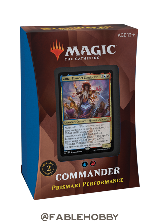 Strixhaven: School of Mages Prismari Performance Commander Deck