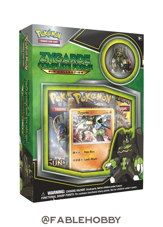 Pokémon Zygarde Pin Collection