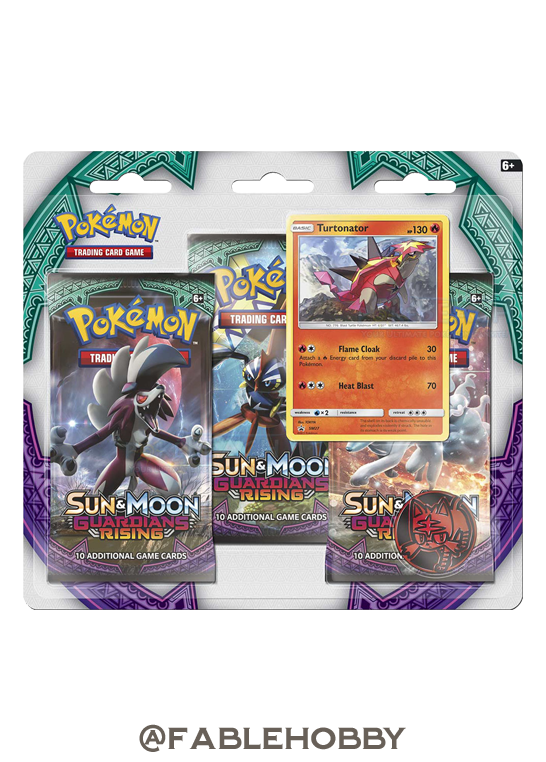 Pokémon Guardians Rising Turtonator Blister Pack