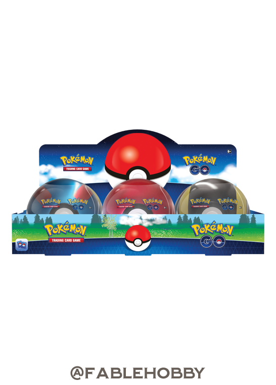 Pokémon GO Poké Ball Tin Display Box