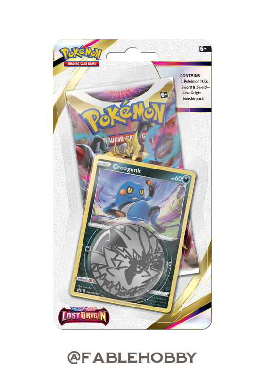 Pokémon Lost Origin Croagunk Checklane Blister Pack