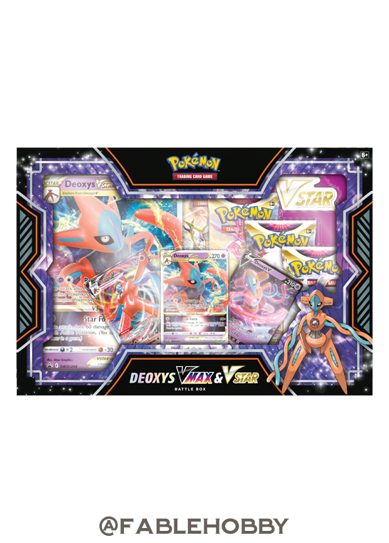 Pokémon Deoxys VMAX & VSTAR Battle Box