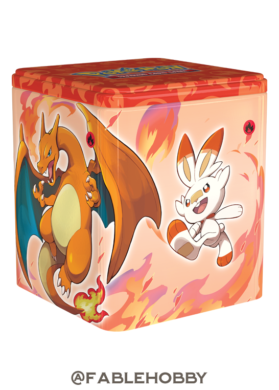 Pokémon Fire Stacking Tin