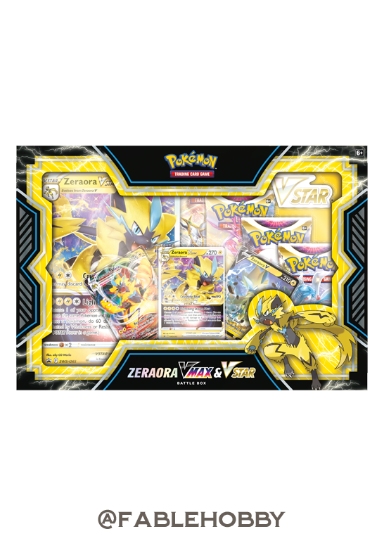 Pokémon Zeraora VMAX & VSTAR Battle Box