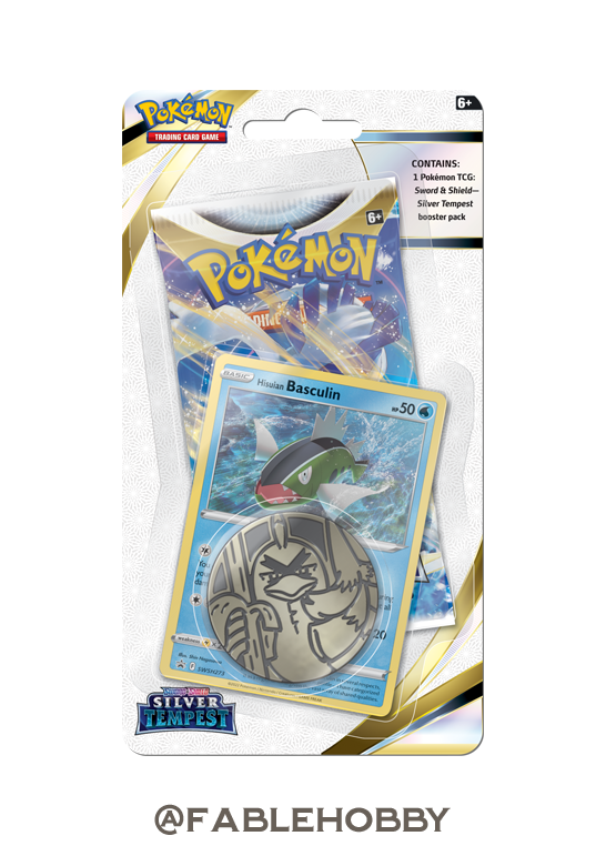 Pokémon Silver Tempest Basculin Checklane Blister Pack