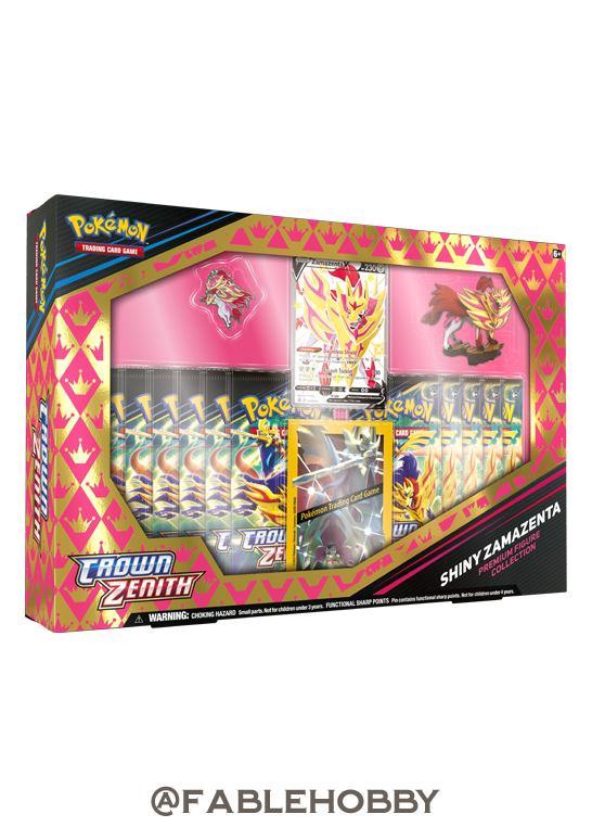 Pokémon Crown Zenith Shiny Zamazenta Premium Figure Collection