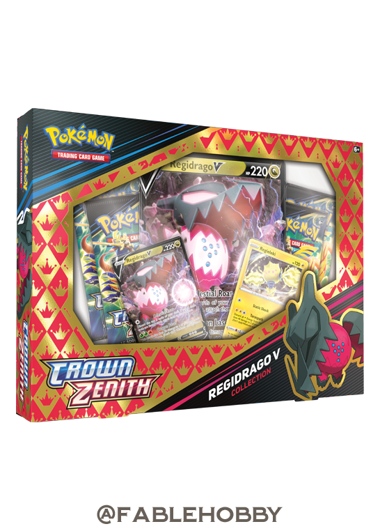 Pokémon Crown Zenith Regidrago V Collection