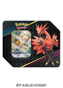 Pokémon Crown Zenith Galarian Zapdos Tin