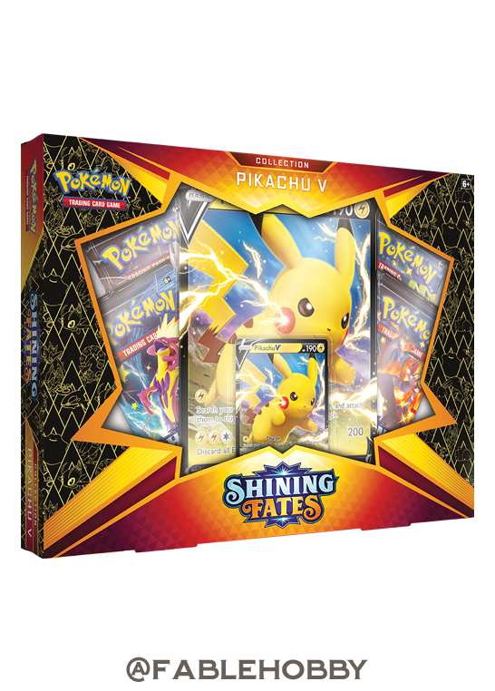 Pokémon Shining Fates Pikachu V Box