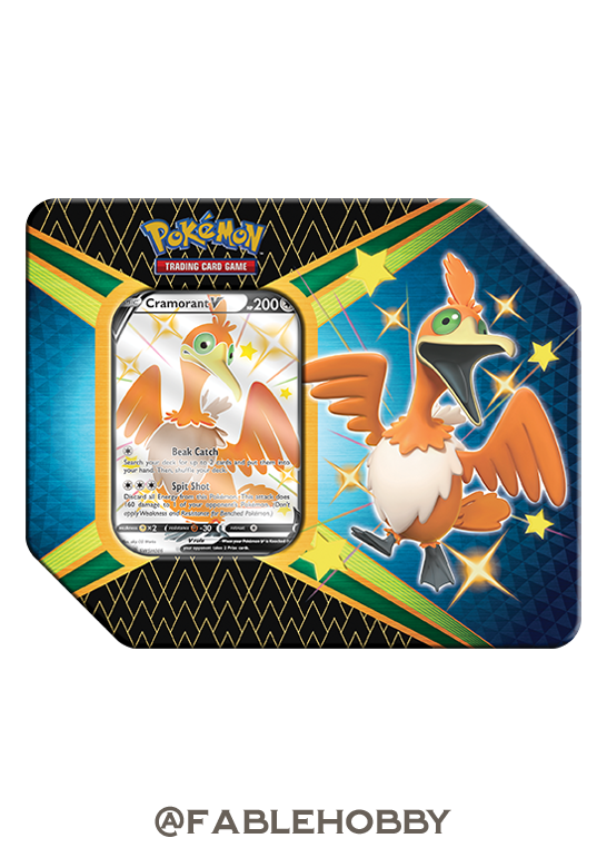 Pokémon Shining Fates Cramorant Tin