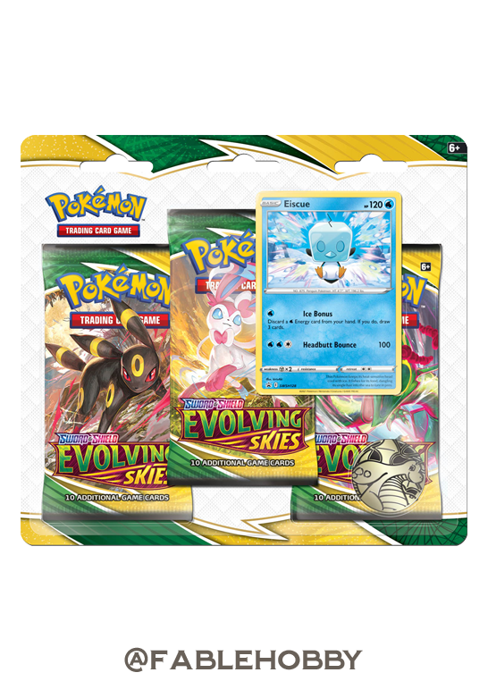 Pokémon Evolving Skies Eiscue Blister Pack