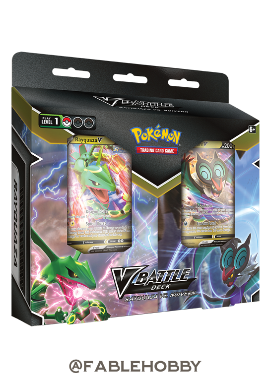 Pokémon Rayquaza vs. Noivern V Battle Decks