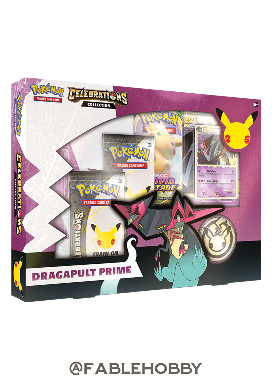 Pokémon Celebrations Dragapult Prime Collection