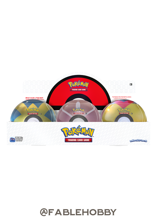 Pokémon Pokéball Tin Display Box [Spring 2022]