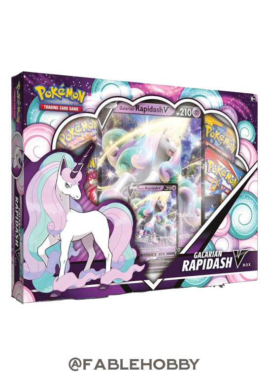 Pokémon Galarian Rapidash V Box