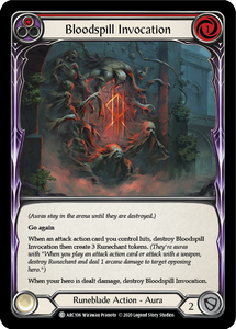 Bloodspill Invocation (Red)