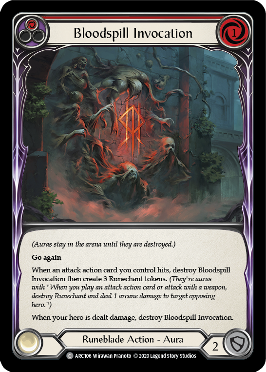 Bloodspill Invocation (Red)