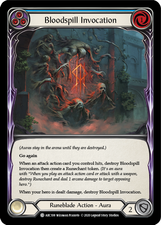 Bloodspill Invocation (Blue)