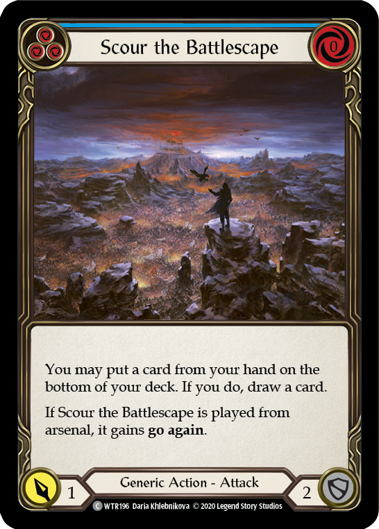 Scour the Battlescape (Blue)