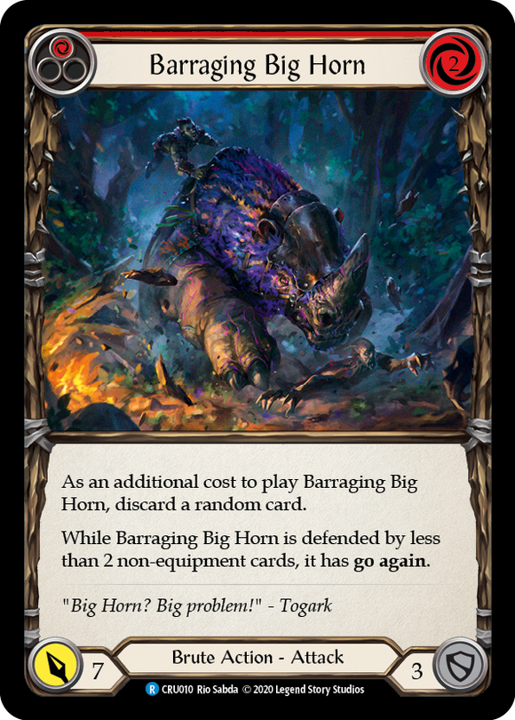 Barraging Big Horn (Red)