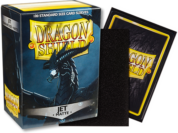 Dragon Shield 100ct Box Matte Jet Sleeves