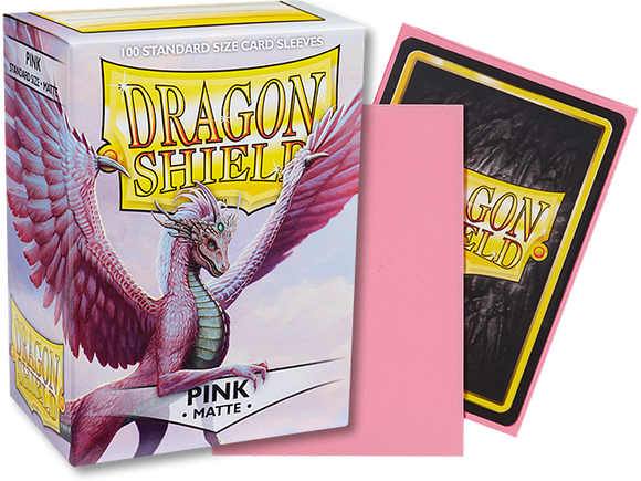 Dragon Shield 100ct Box Matte Pink Sleeves