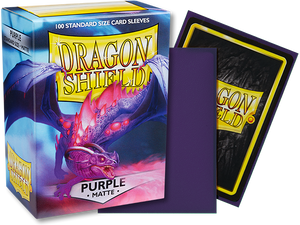 Dragon Shield 100ct Box Matte Purple Sleeves