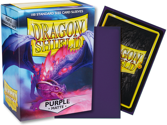 Dragon Shield 100ct Box Matte Purple Sleeves