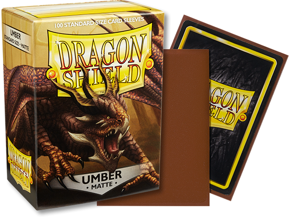 Dragon Shield 100ct Box Matte Umber Sleeves