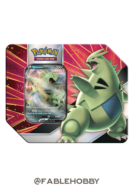 Pokémon Tyranitar V Strikers Tin