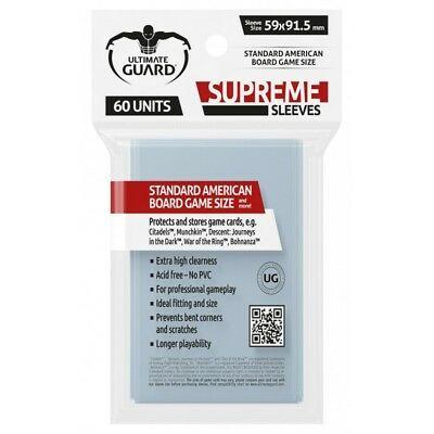 Ultimate Guard Supreme Standard American Board Game Sleeves 60ct